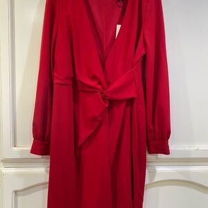 DKNY NEVER WORN RED COCKTAIL DRESS